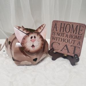 Whimsical Kitty Decor Set